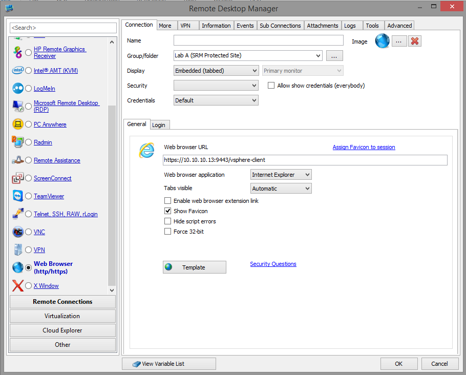 open vpn with devolutions remote desktop manager