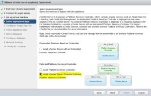 External Platform Services Controller Setup 07