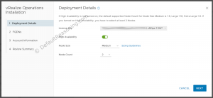 deploy vRealize Operations Manager from SDDC Manager 02